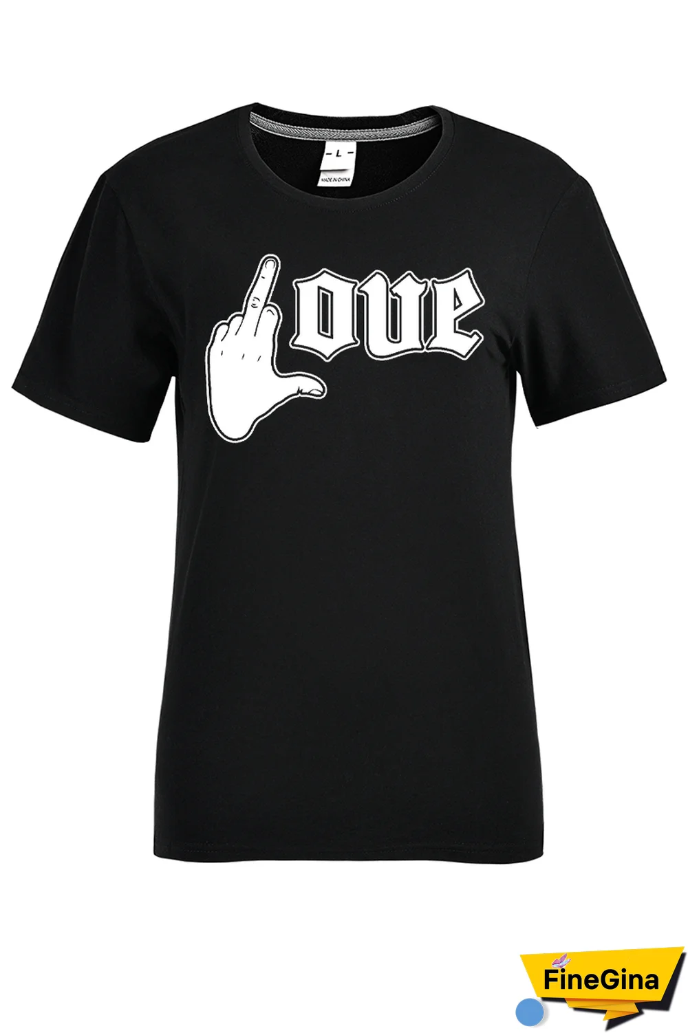 Navy Blue Casual Daily Print Patchwork Letter O Neck T-Shirts