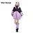 [Wetrose] In Stock Black Pink Costume Mine Style Jirai Kei Denpa Clothes Coat Thick Heavy Loose Casual Outfit Cosplay Over Size
