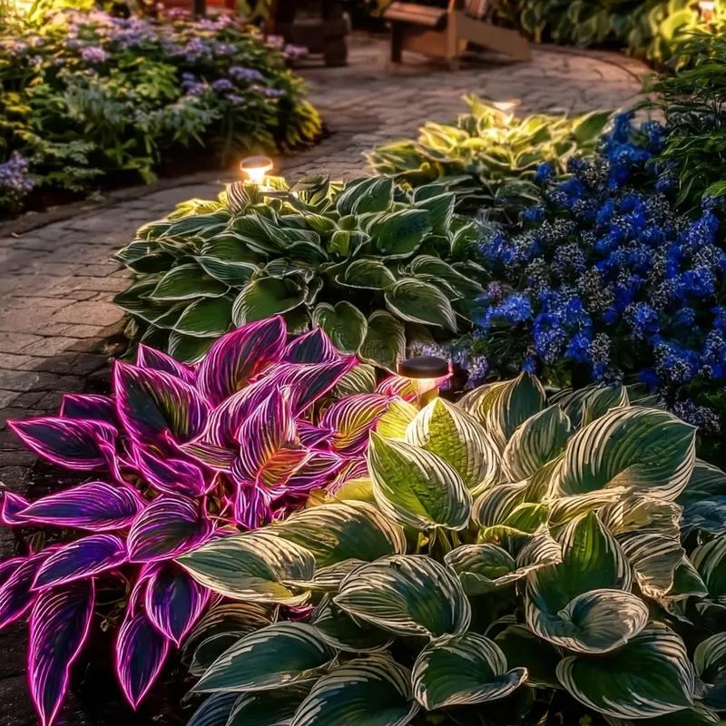 🎁2025 Special Offer🌿 Fire & Ice Rare Hosta Flower Seeds