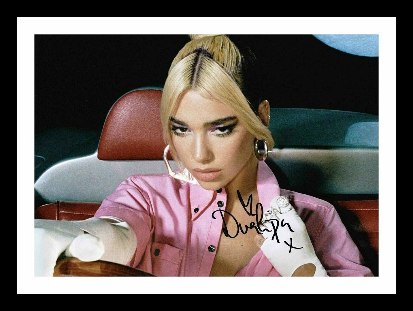 Dua Lipa Autograph Signed & Framed Photo Poster painting 5