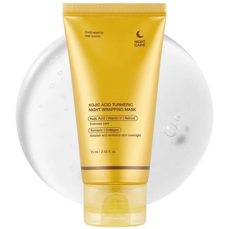 🌿✨ Kojic Acid Turmeric Night Wrapping Mask💫Last Day Promotion 
