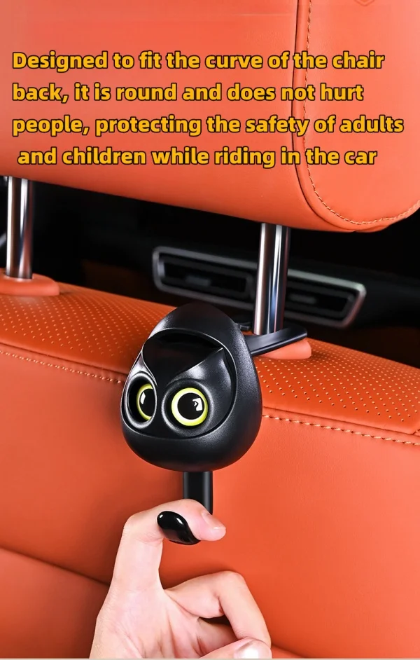 Owl Winking Car Universal Seat Back Hook