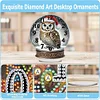 Christmas Crystal Ball Design 2D Flat Acrylic DIY Diamond Painting Clock Kit