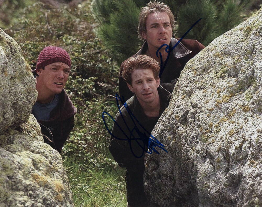 SETH GREEN & DAX SHEPARD DUAL SIGNED AUTOGRAPH 8X10 Photo Poster painting - W/ MATTHEW LILLARD