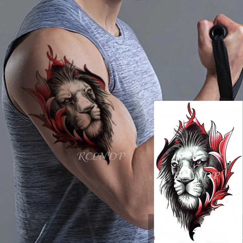 Waterproof Temporary Tattoo Sticker Flower Rose Fake Tatto Flash Tatoo Hand Arm palm finger Back Tato body art for Women Men