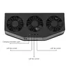 Solar Car Exhaust Fan with 3 Air Outlets Car Radiator Cooling Fan for All Cars