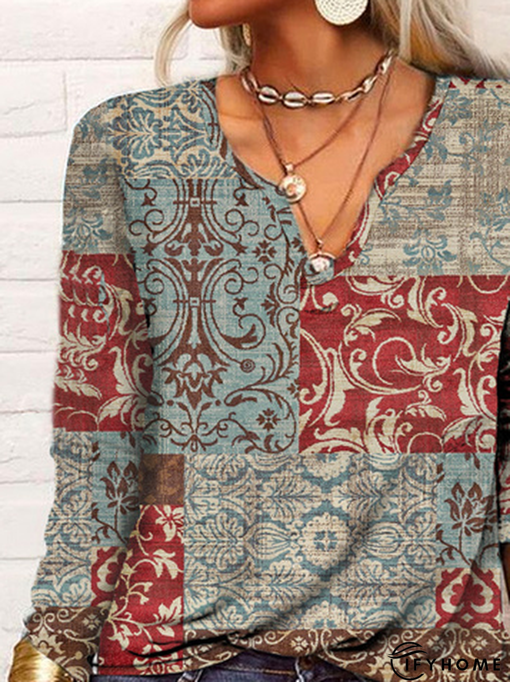 Casual Notched Top | IFYHOME