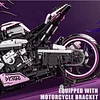 1/5 Motorcycle Building Blocks Toy Kit, 1920+ PCS Motorbike Bricks Set, Adults & Enthusiasts, Collectible Building Toy for 6+ Year Olds