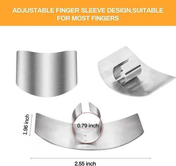 Kitchen Tool Aid Stainless Steel Finger Guard