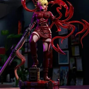 Pornhint Seras Victoria,Draculina NSFW Hellsing 3D Printable STL Model NSFW