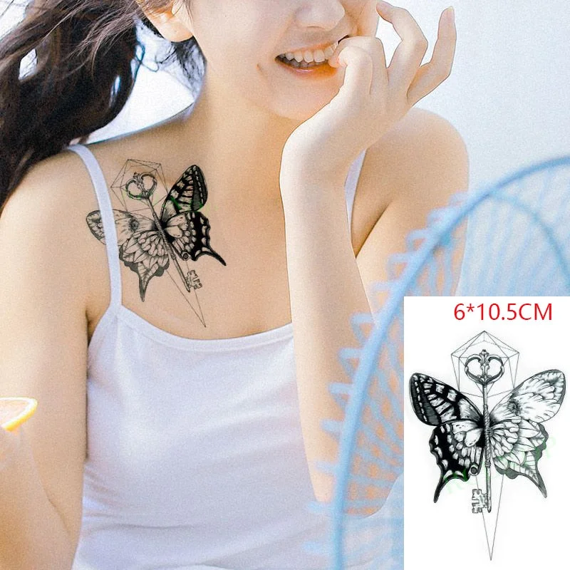 Waterproof Temporary Tattoo Sticker lovely bamboo panda animals tatto flash tatoo fake tattoos for kids men women