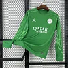 Paris Saint-Germain 2025-26 Green goalkeeper Long Sleeves Shirt