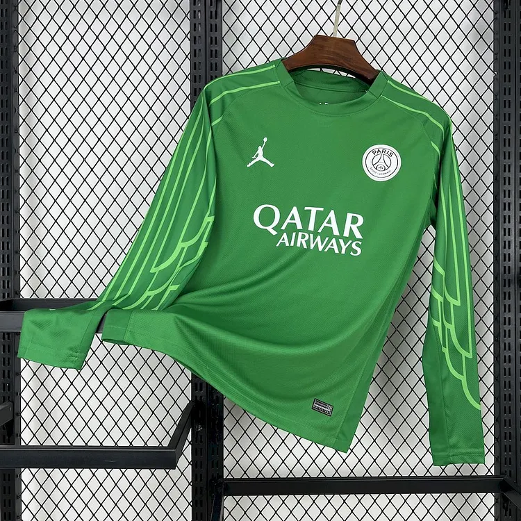 【S~4XL】Paris Saint-Germain 25/26 Long Sleeves Goalkeeper Football Jersey