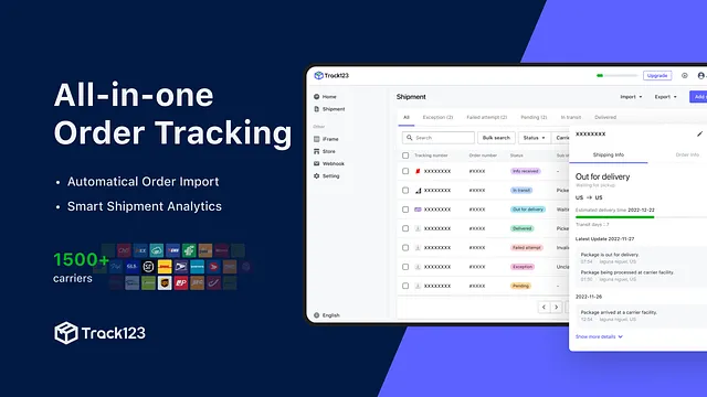 Track123 order tracking