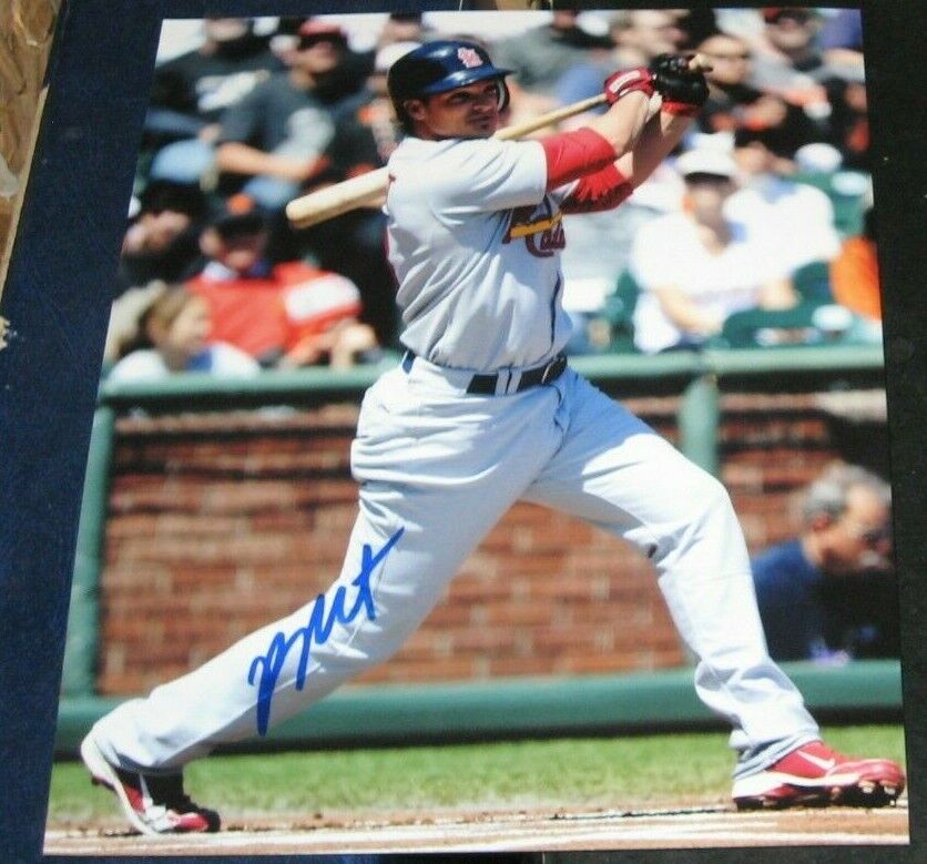 Ryan Theriot St Louis Cardinals SIGNED AUTOGRAPHED 8x10 Photo Poster painting COA Baseball MLB