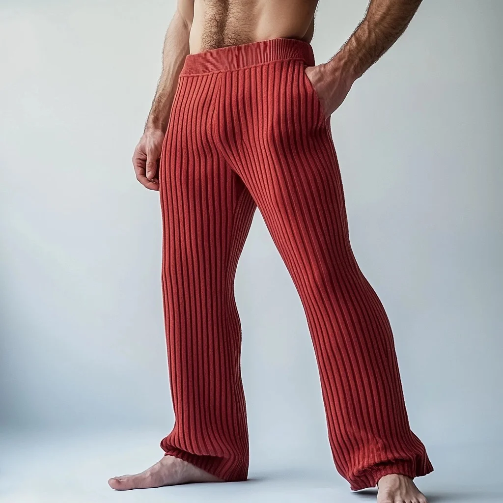 Men's Knitted Trousers-inspireuse