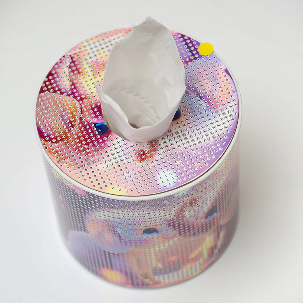 Baby Elephant DIY Diamond Painting Handmade Tissue Holder Rhinestones Tissue Box