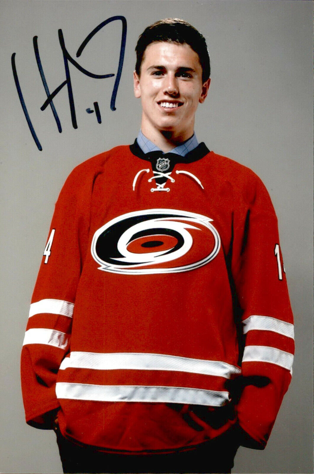 Haydn Fleury SIGNED autographed 4x6 Photo Poster painting CAROLINA HURRICANES / SEATTLE KRAKEN