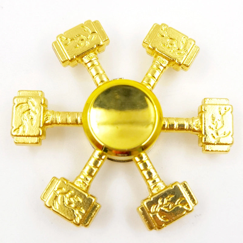 Creative Zinc Alloy Bronze Hand Spinner Finger Rotating Decompression Toy