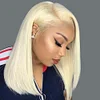 Glueless Blonde Brazilian Straight Hai BOB Wigs Lady Wig