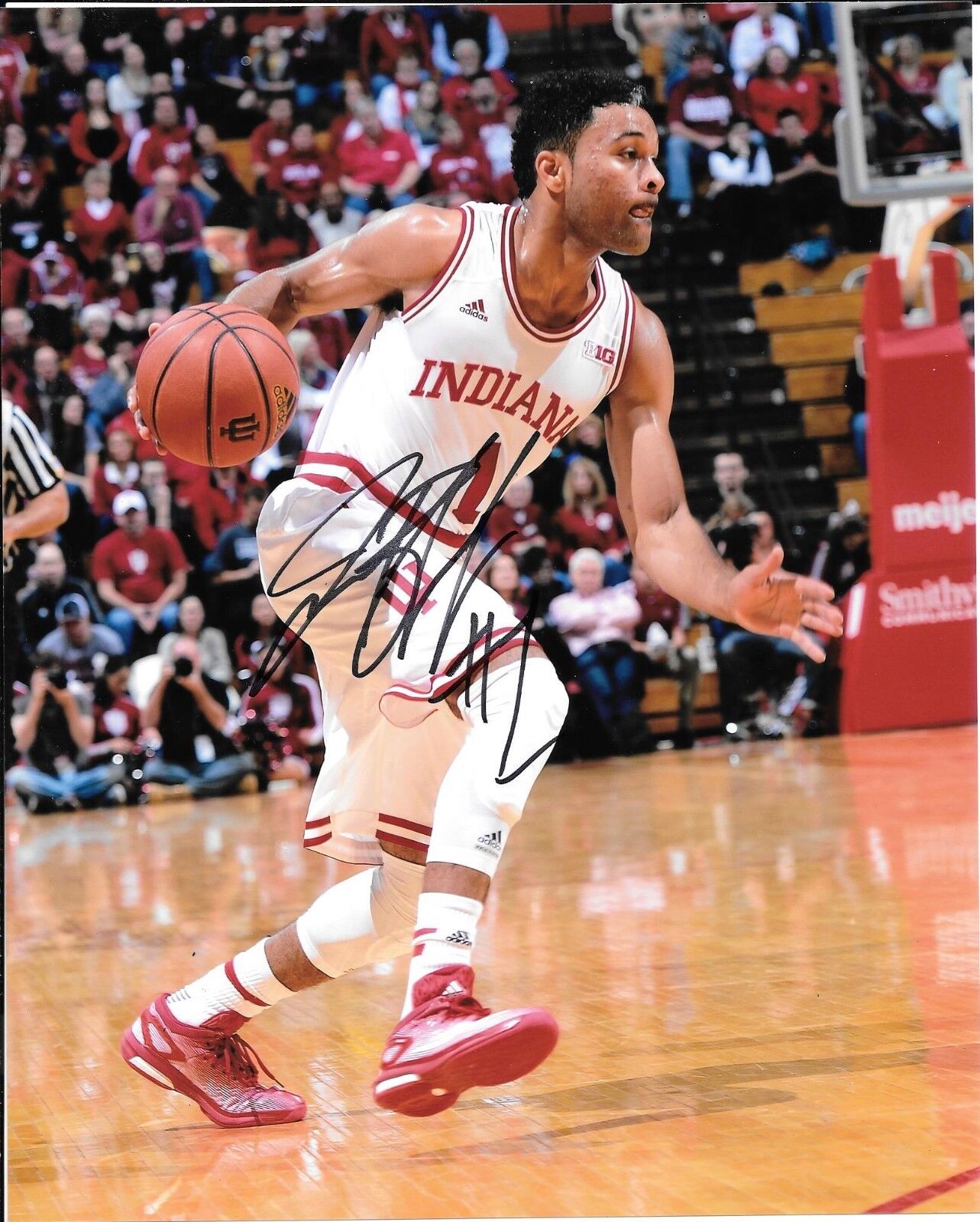 JAMES BLACKMON JR HAND SIGNED INDIANA HOOSIERS 8X10 Photo Poster painting W/COA