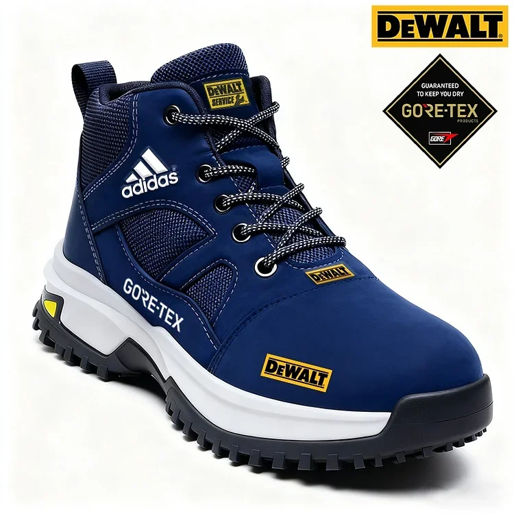 Wodoodporne i oddychające męskie buty robocze i trekkingowe marki DEWALT&reg; i adidas&reg;