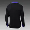 Joyfball 2025/2026 Barcelona Half-Pull Training Suit Black Football Shirt 1:1 Thai Quality