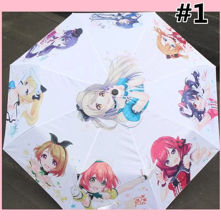 Love Live Anime Pattern Folding Umbrella SP166673