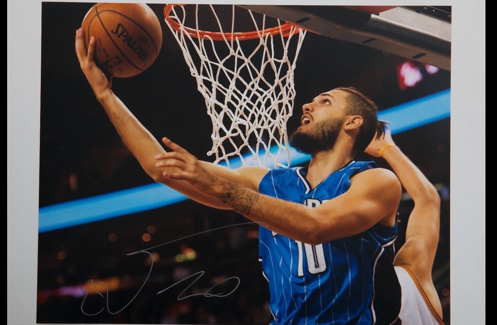 GFA Orlando Magic * EVAN FOURNIER * Signed 11x14 Photo Poster painting E1 PROOF COA