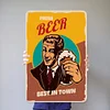 Man Who Likes Beer - Vintage Metal Signs - 20*30cm/30*40cm