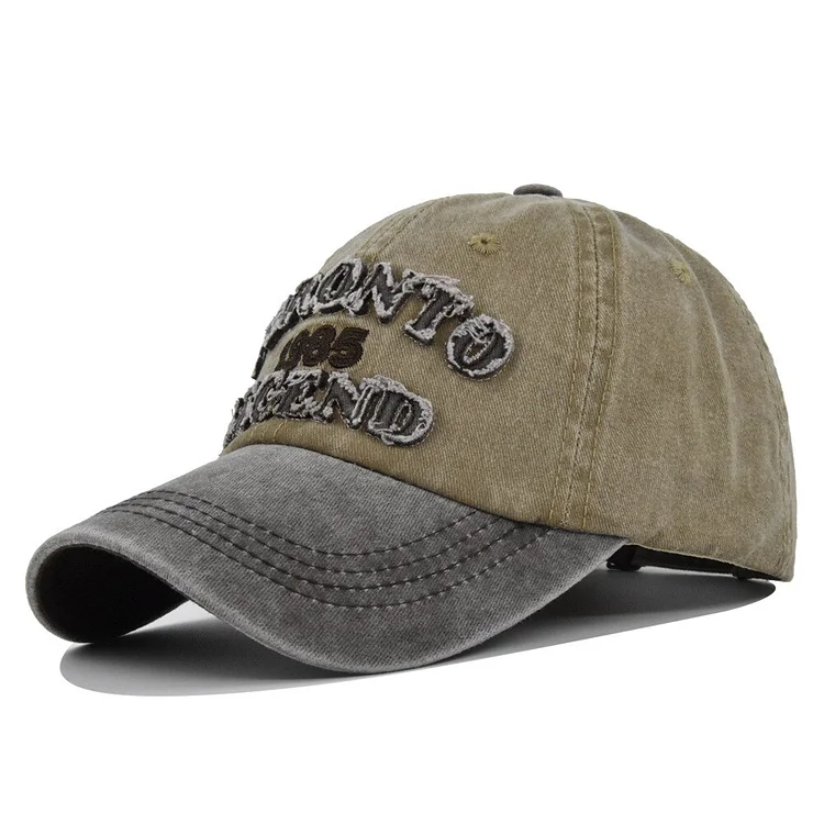 Spring Cotton Distressed Baseball Caps with Letter Patch Snapback Visor Hat Hip Hop Fitted Men Women Outdoor Autumn Summer Caps