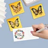 6pcs DIY Butterfly Special Shape Diamond Painting Greeting Card Kit