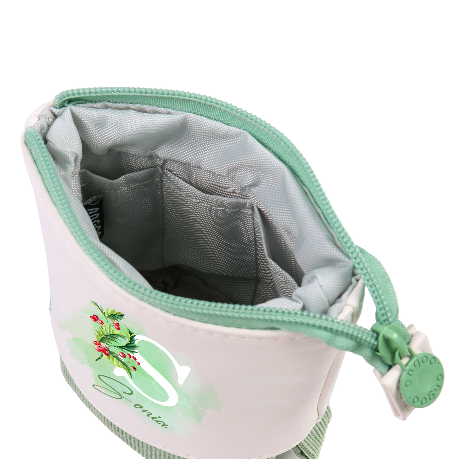 Personalised Pencil Case Custom Name & Letter & Birthday Flower Pen Pouch Back To School Gift for Kids-Jessemade AU