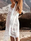 See-Through Crochet Sleeveless Cover-Ups Tops