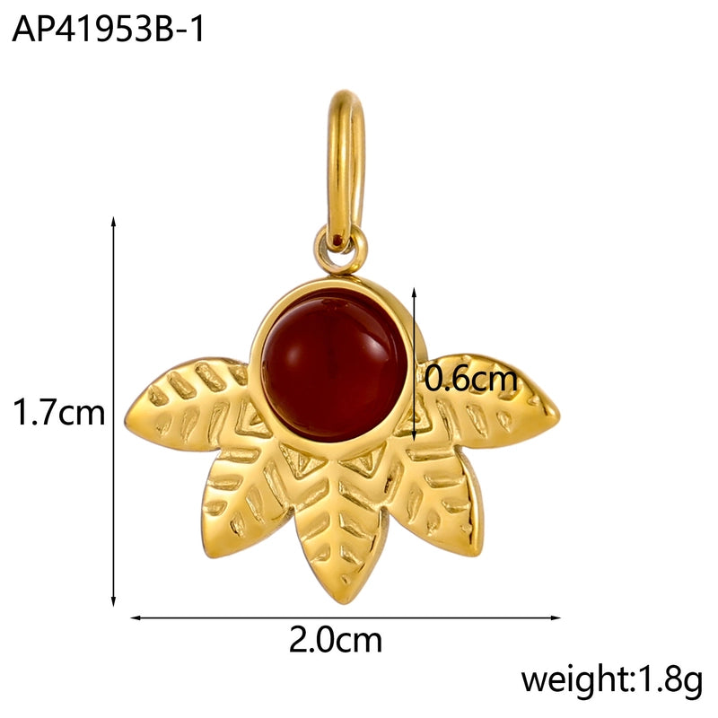 1 Piece 20 * 10mm 304 Stainless Steel Oval Pendant Jewelry Accessories