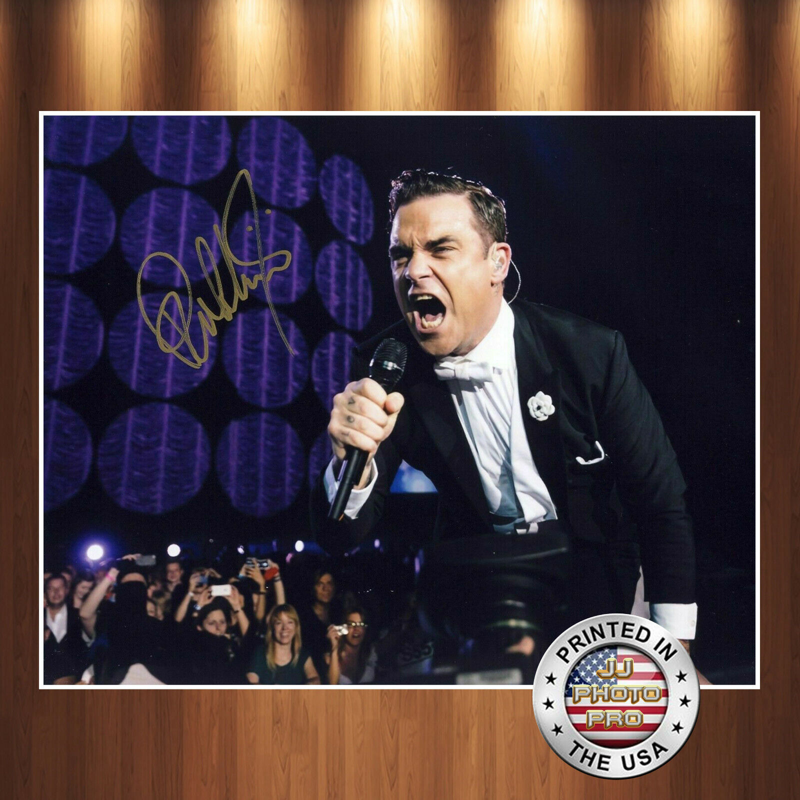 Robbie Williams Autographed Signed 8x10 Photo Poster painting REPRINT