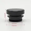Car Cigarette Lighter Cover Dustproof Car Button Plugs Cap for Most Cars (Black)