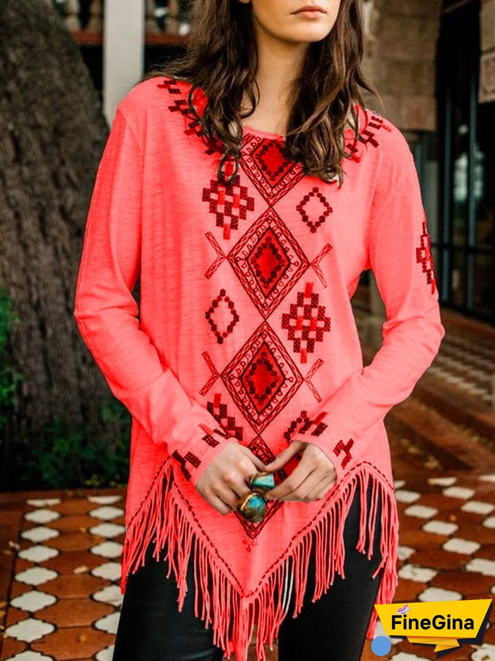 Long Sleeve Vintage Cotton Shirt