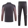 2024/2025 Arsenal Half-Pull Training Suit Purple Football Shirt 1:1 Thai Quality Set
