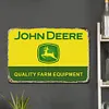 John deere - Panneaux en &eacute;tain m&eacute;tallique(20*30cm/30*40cm) - Garage