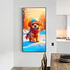 uk.everydayedeals (Limited Stock)Diamond Painting - Full Round - Dog in the Sunshine Snow(40*70cm)