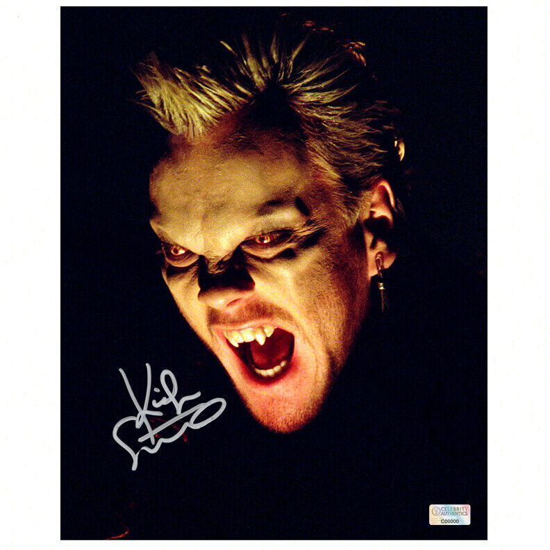 Kiefer Sutherland Autographed The Lost Boys David 8×10 Photo Poster painting