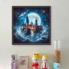 Moon Castle-11CT Stamped Cross Stitch 45*45cm/17.72*17.72in