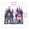 Halloween Hut-11CT Stamped Cross Stitch 40*40cm/15.75*15.75in