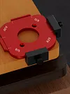Woodworking Router Templates R10-R25/R30-R50 Radius Jig Arc Angle Template