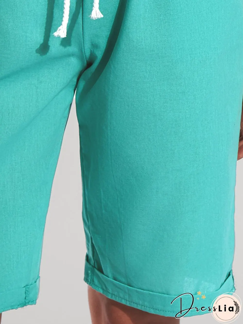 Cotton and linen women's trousers, thin casual pants, nine-point pants, five-point Shorts