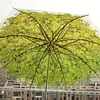 Shade Transparent Umbrella Green Shade Umbrella Printed Umbrella