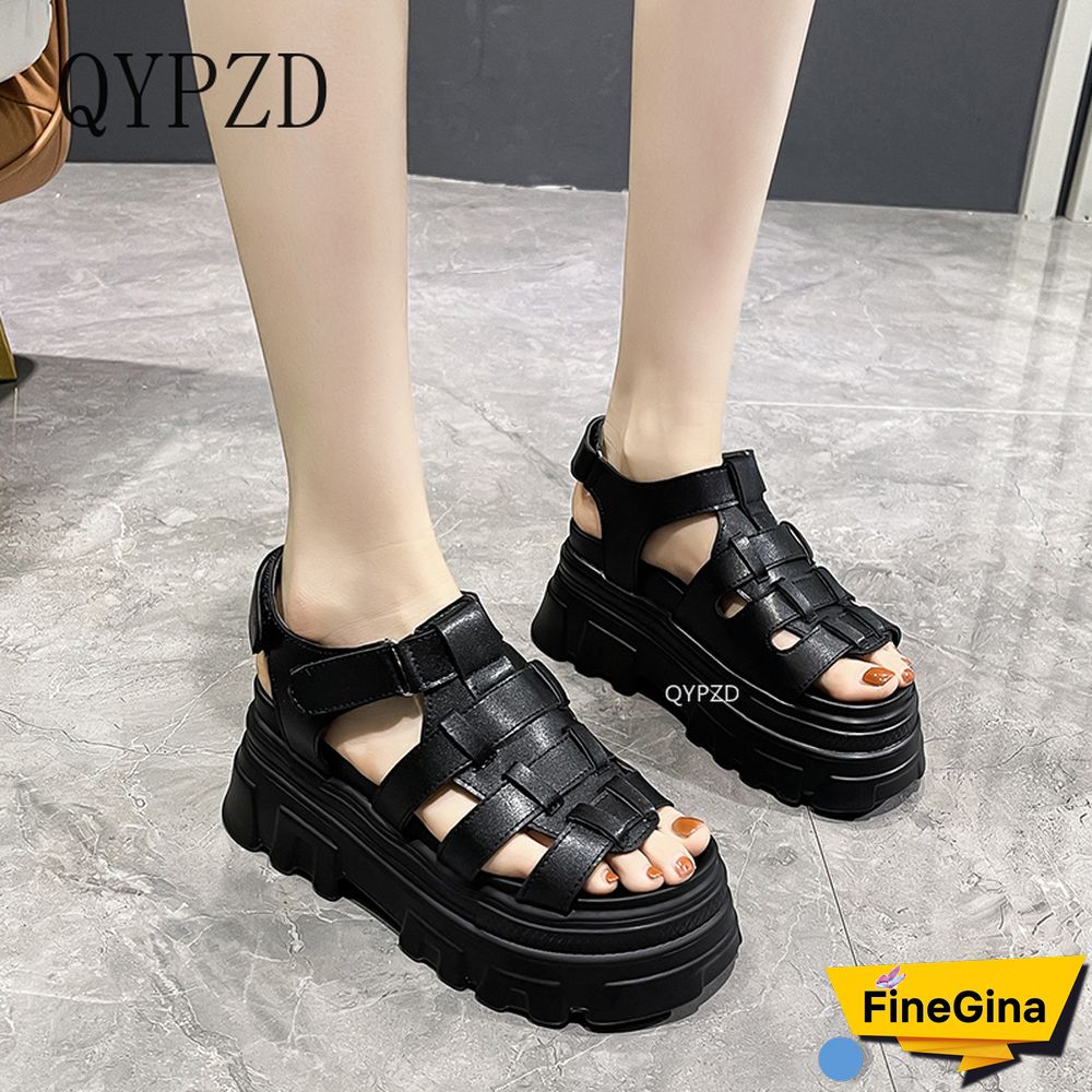 Women Sport Sandals Wedge Hollow Out Sexy Open-Toed Ladies Sandals Outdoor Cool Platform Shoes Women Beach Sandalias De Mujer