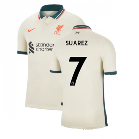 Maillot FC Liverpool Luis Suárez 7 Extérieur 2021/22