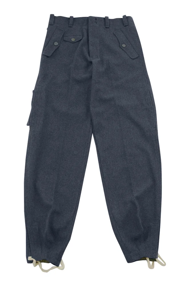   Luftwaffe German Fallschirmj&auml;ger M1940 Blue Grey Wool Jump Trousers German-Uniform